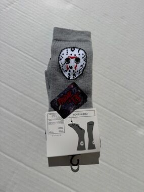 Friday the 13th socks new, fits men shoe size 6.5-12.5